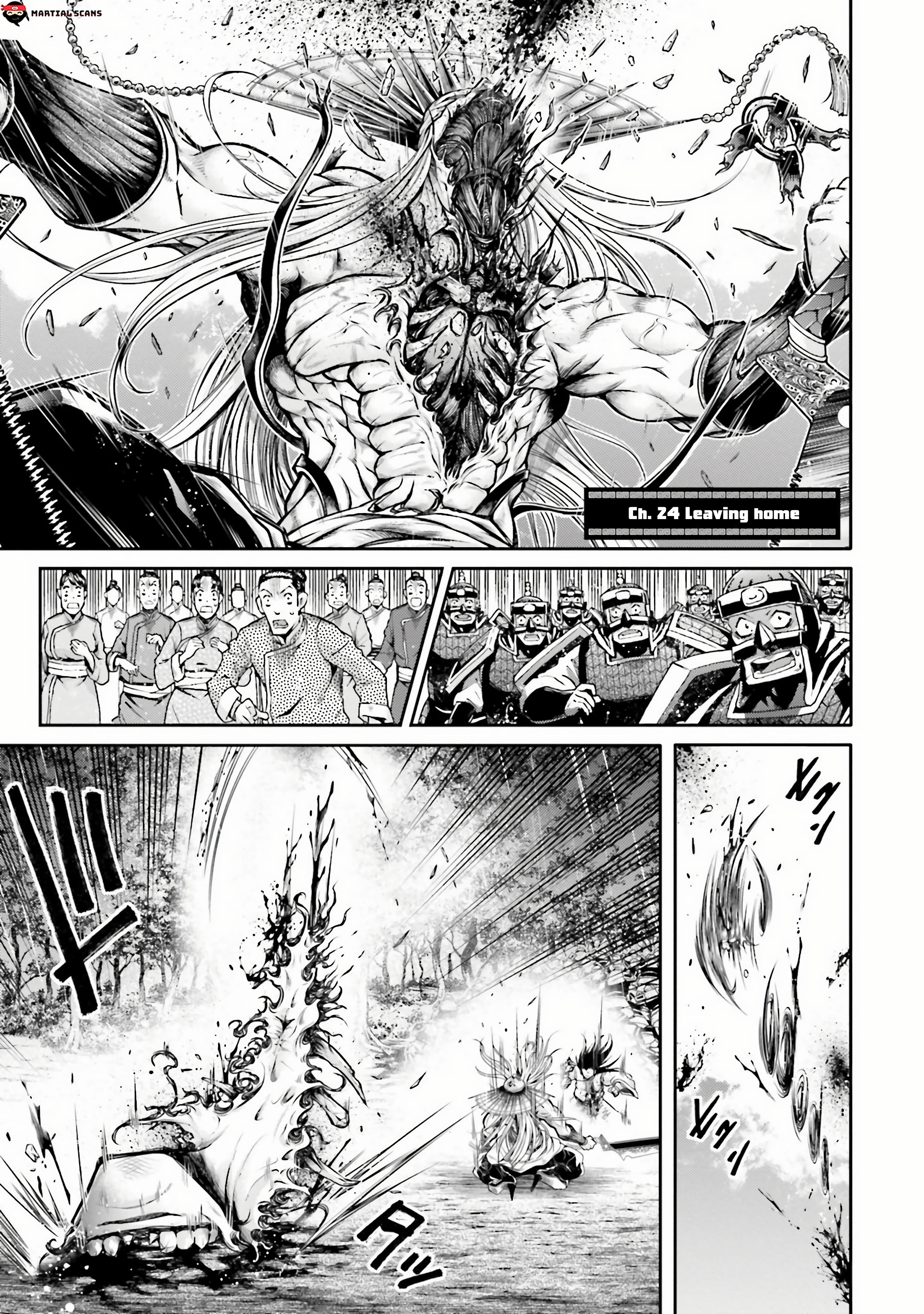 The 2 page of The Legend Of Lu Bu comic chapter 24