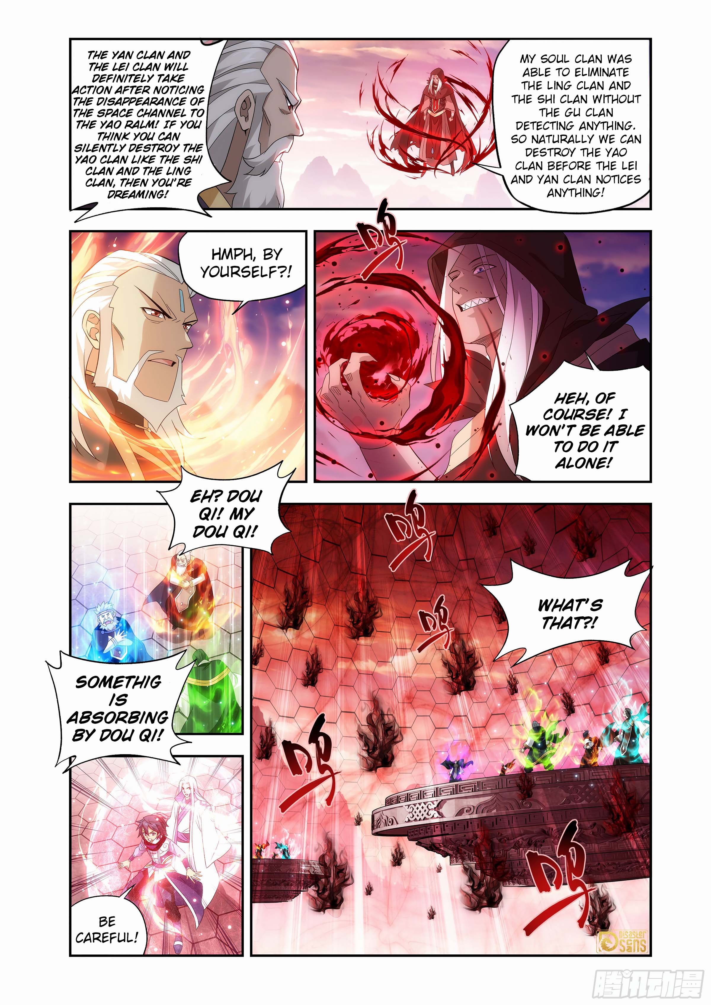 The 8 page of Battle Through The Heavens comic chapter 438