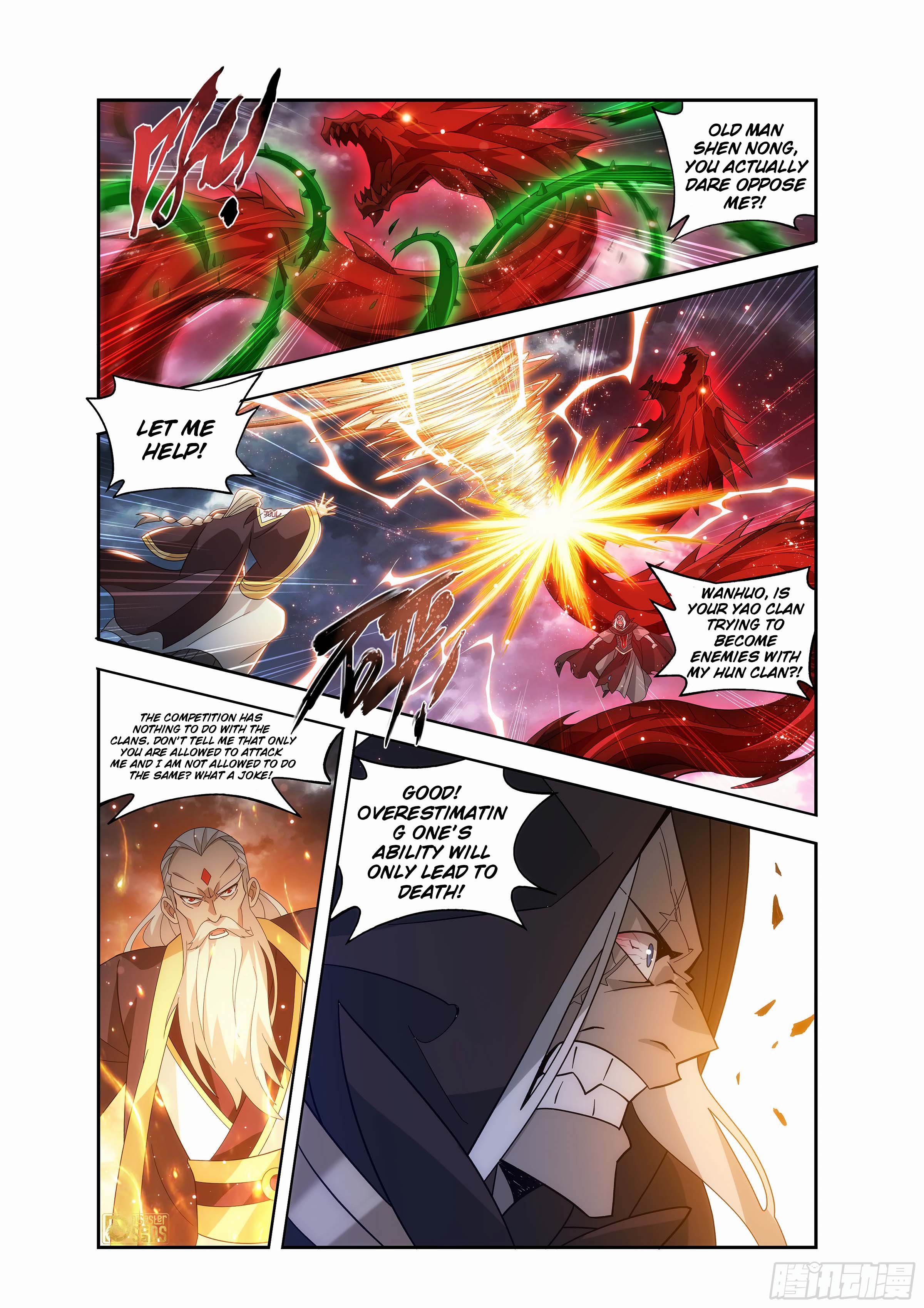 The 16 page of Battle Through The Heavens comic chapter 437