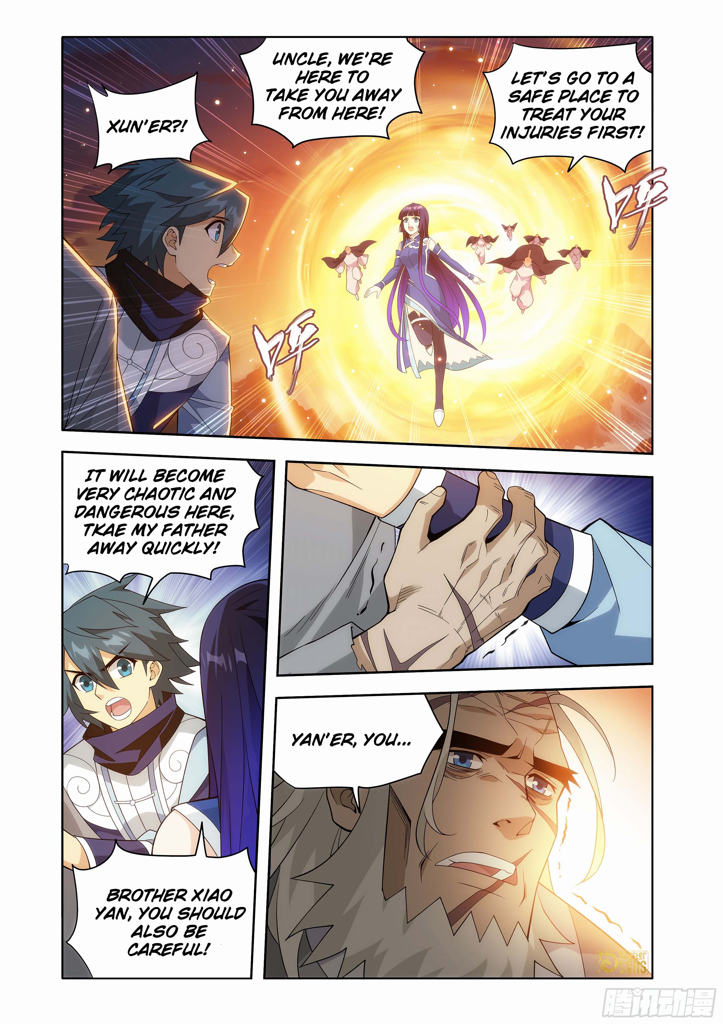 The 14 page of Battle Through The Heavens comic chapter 447