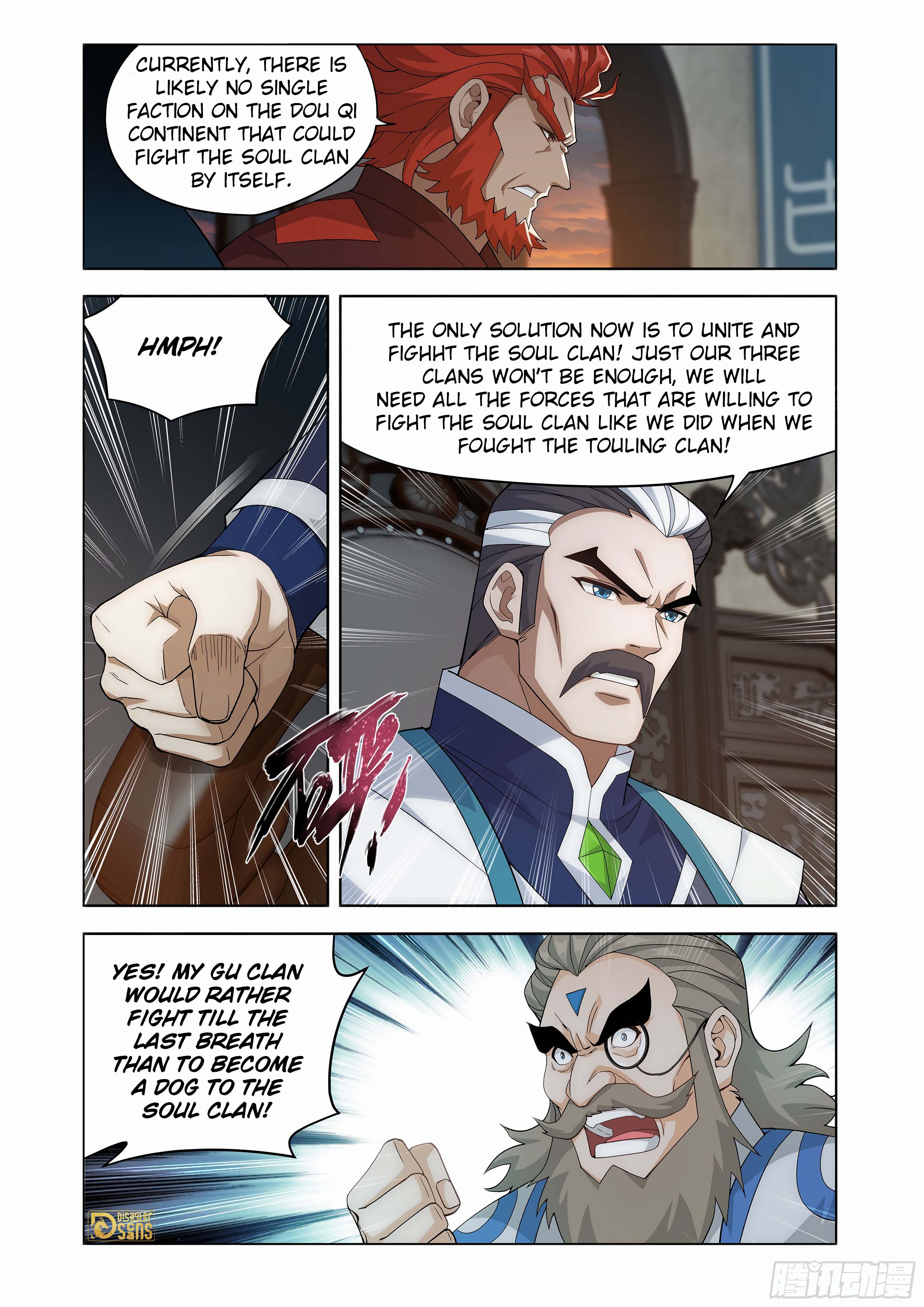 The 10 page of Battle Through The Heavens comic chapter 443