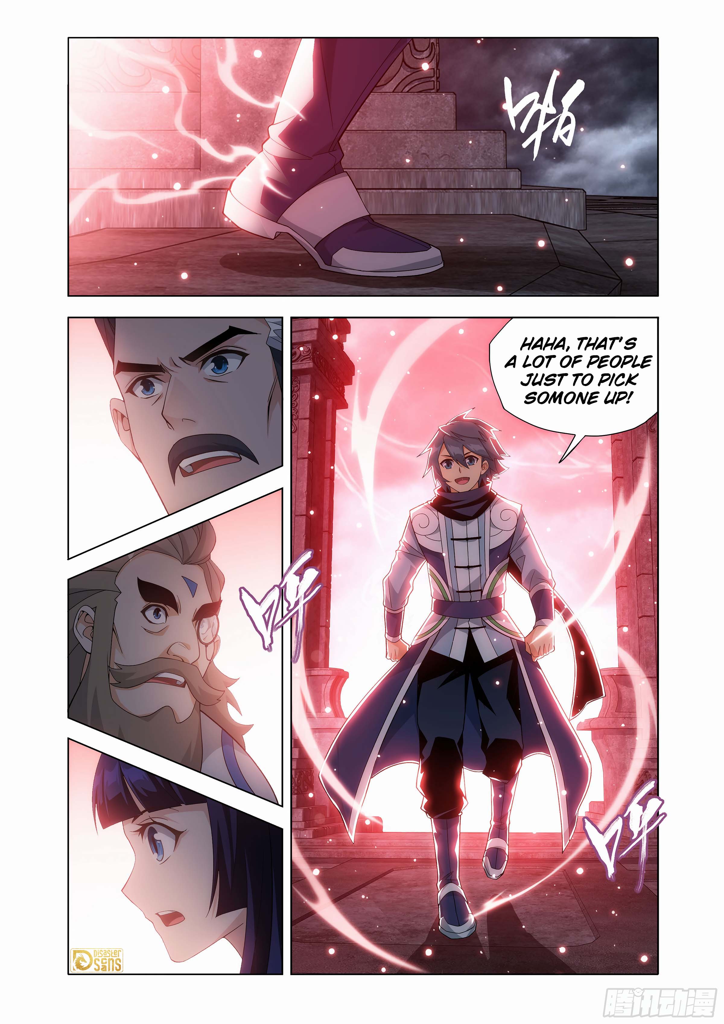 The 8 page of Battle Through The Heavens comic chapter 446