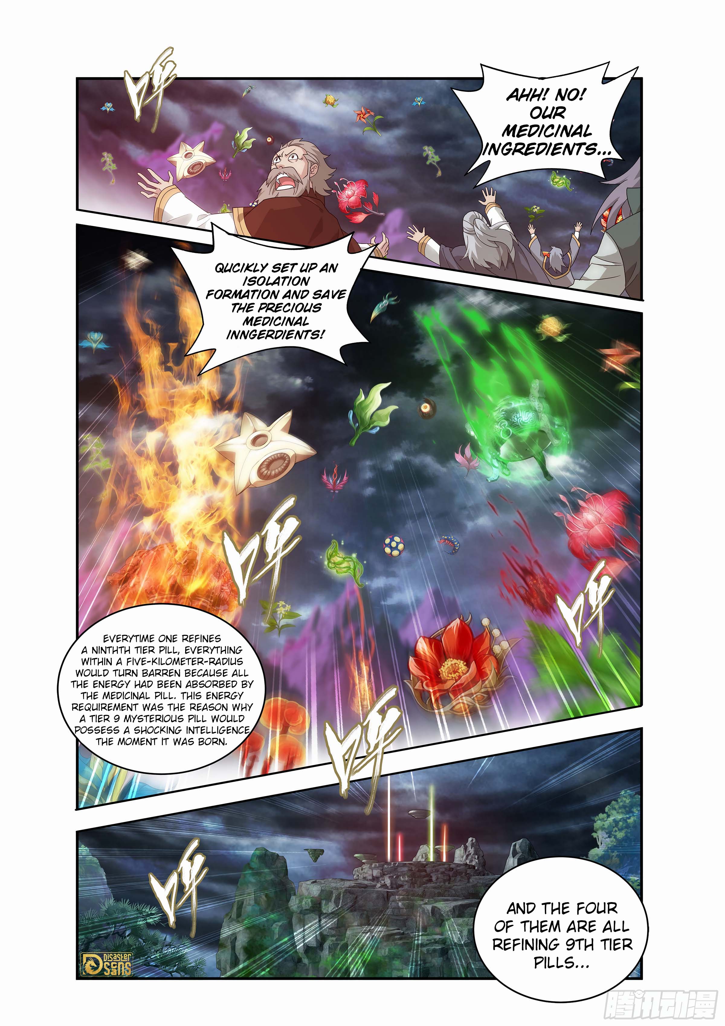 The 11 page of Battle Through The Heavens comic chapter 437