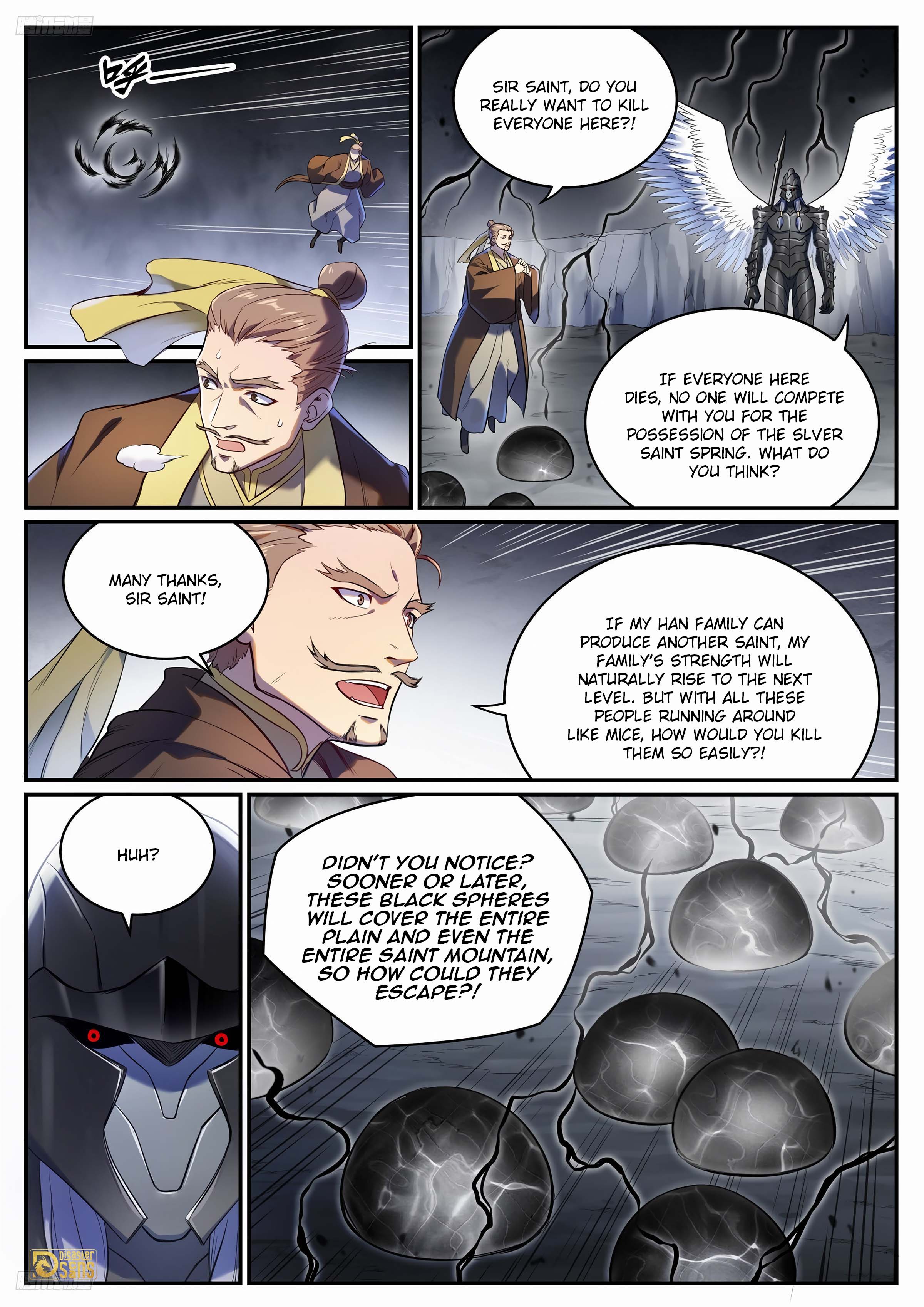 The 3 page of Apotheosis comic chapter 1101