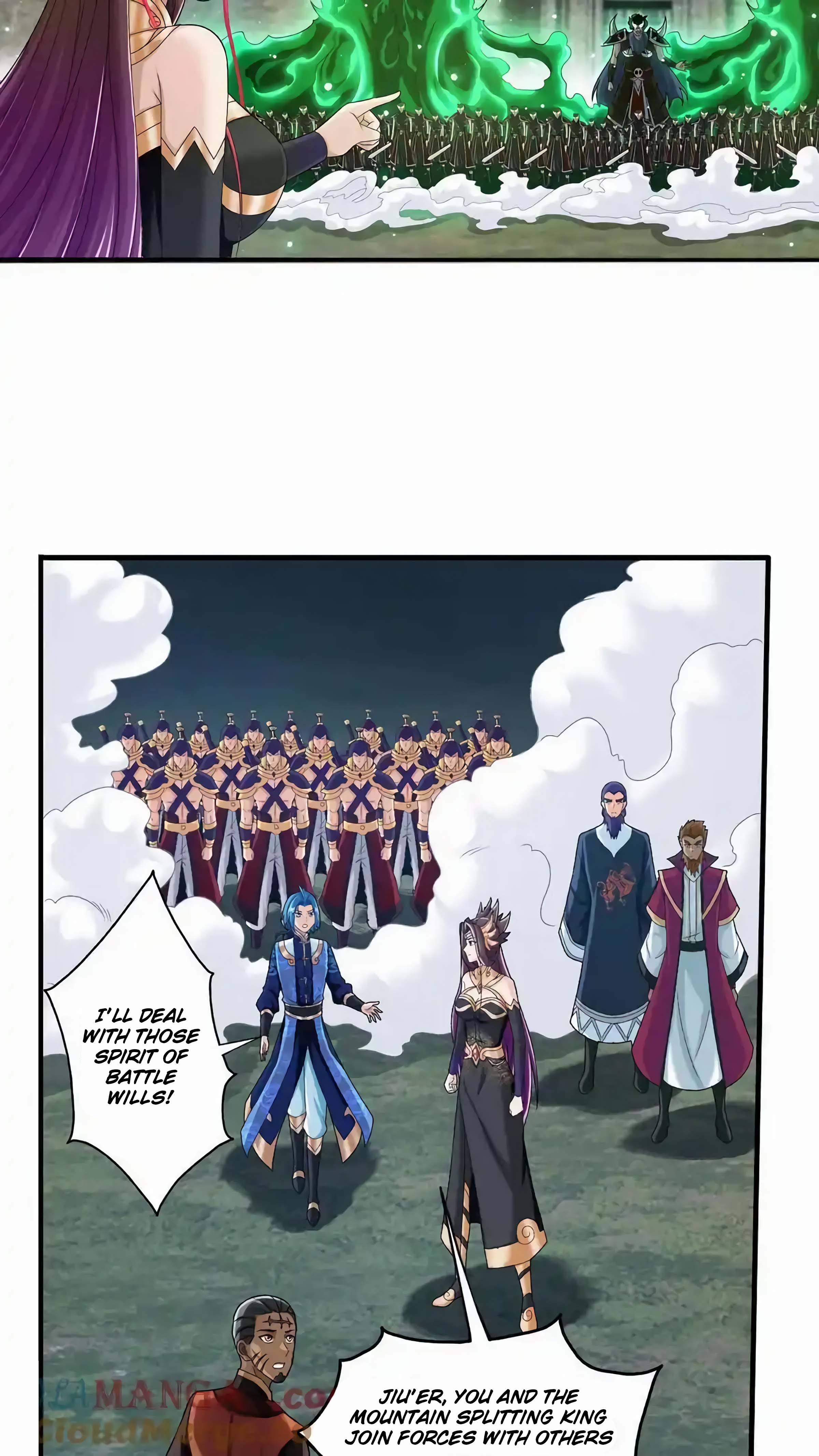 The 12 page of The Great Ruler comic chapter 481