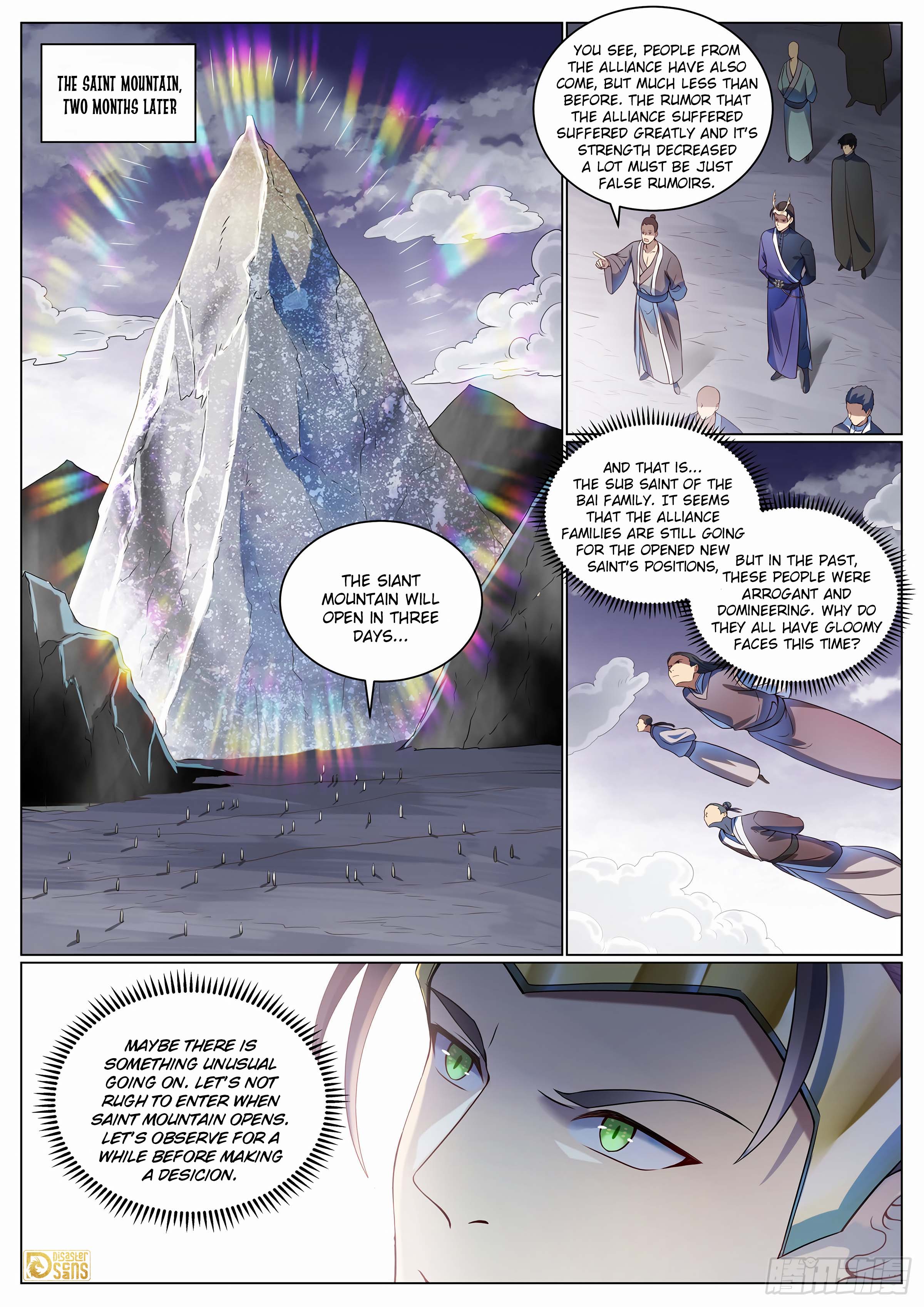 The 4 page of Apotheosis comic chapter 1097