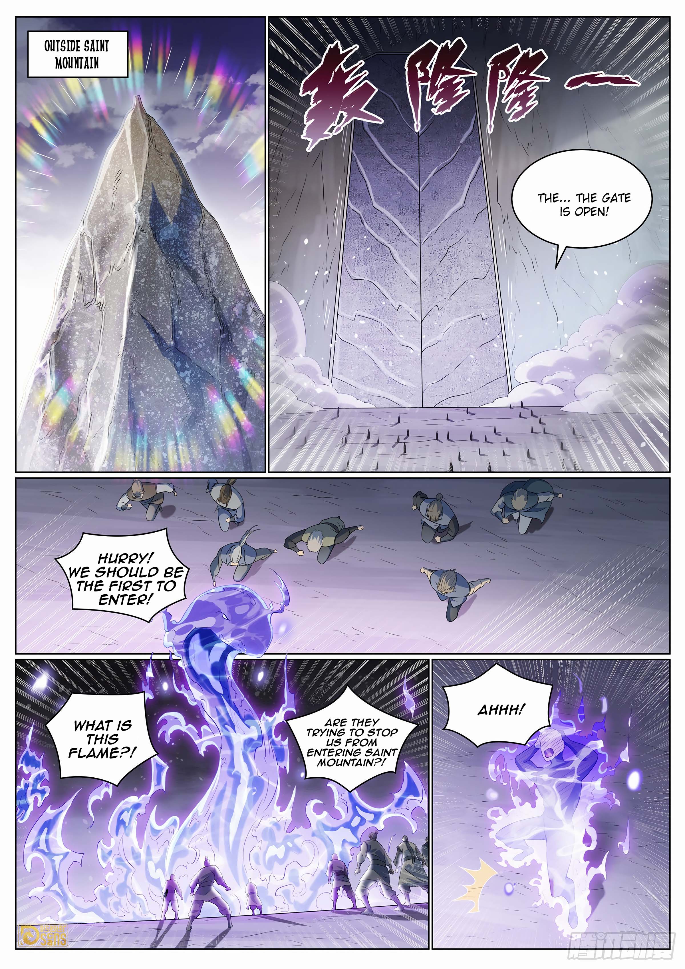 The 6 page of Apotheosis comic chapter 1097