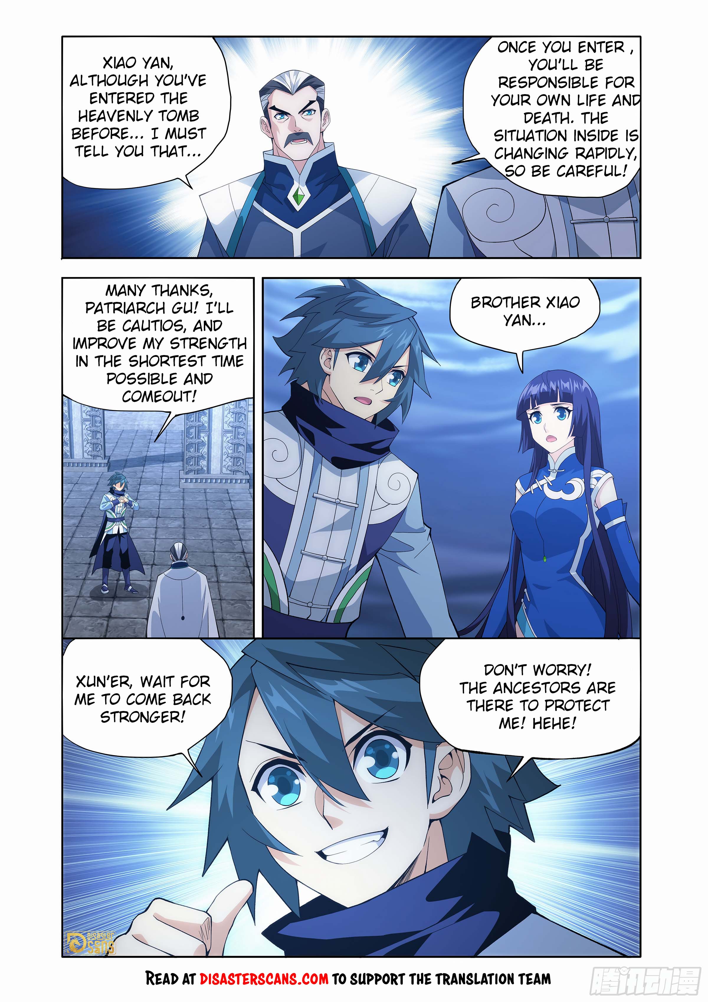 The 14 page of Battle Through The Heavens comic chapter 443