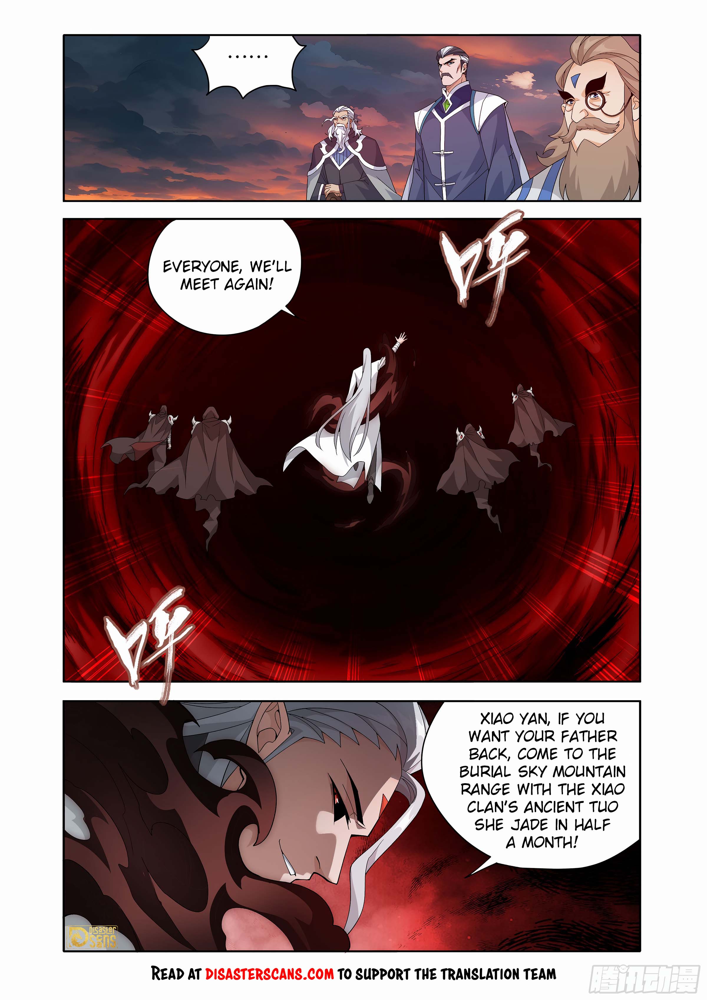 The 7 page of Battle Through The Heavens comic chapter 443