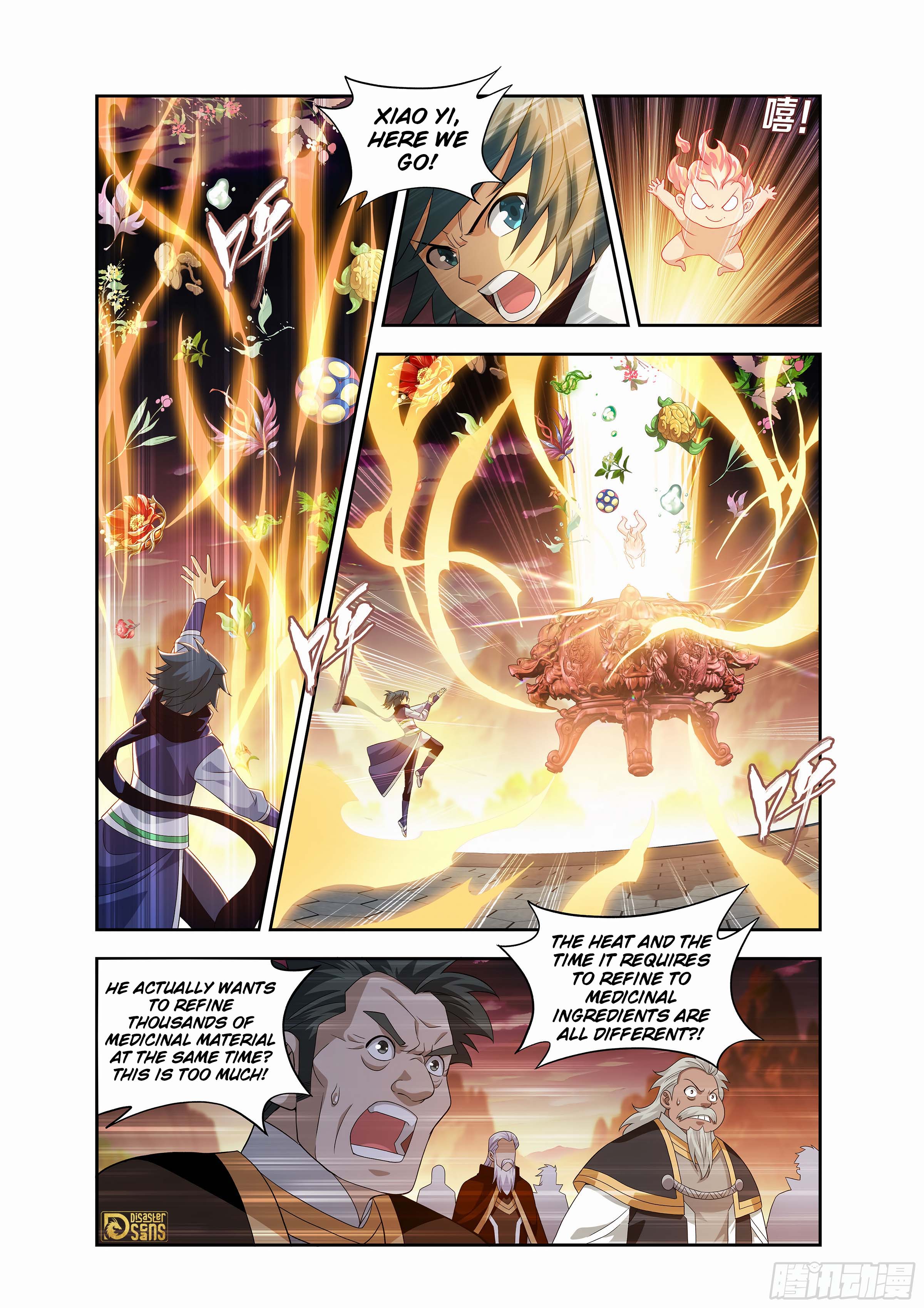 The 6 page of Battle Through The Heavens comic chapter 437