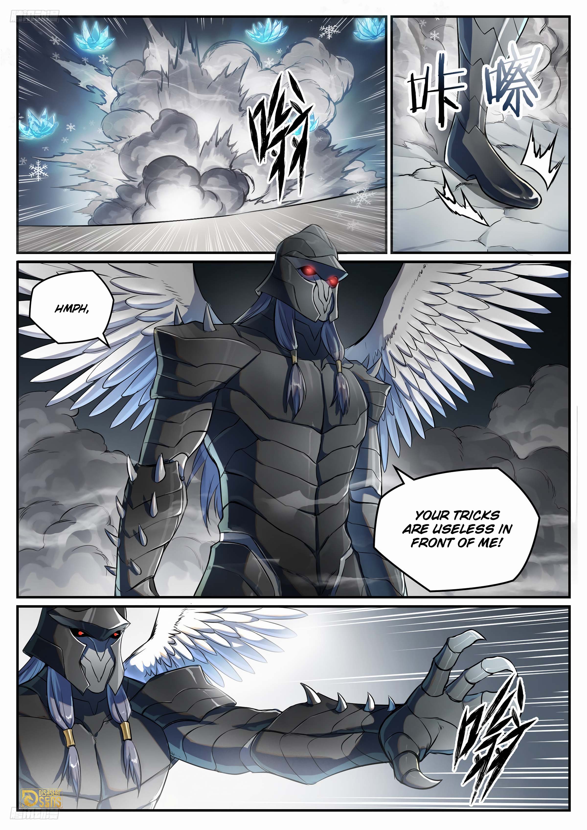 The 3 page of Apotheosis comic chapter 1100