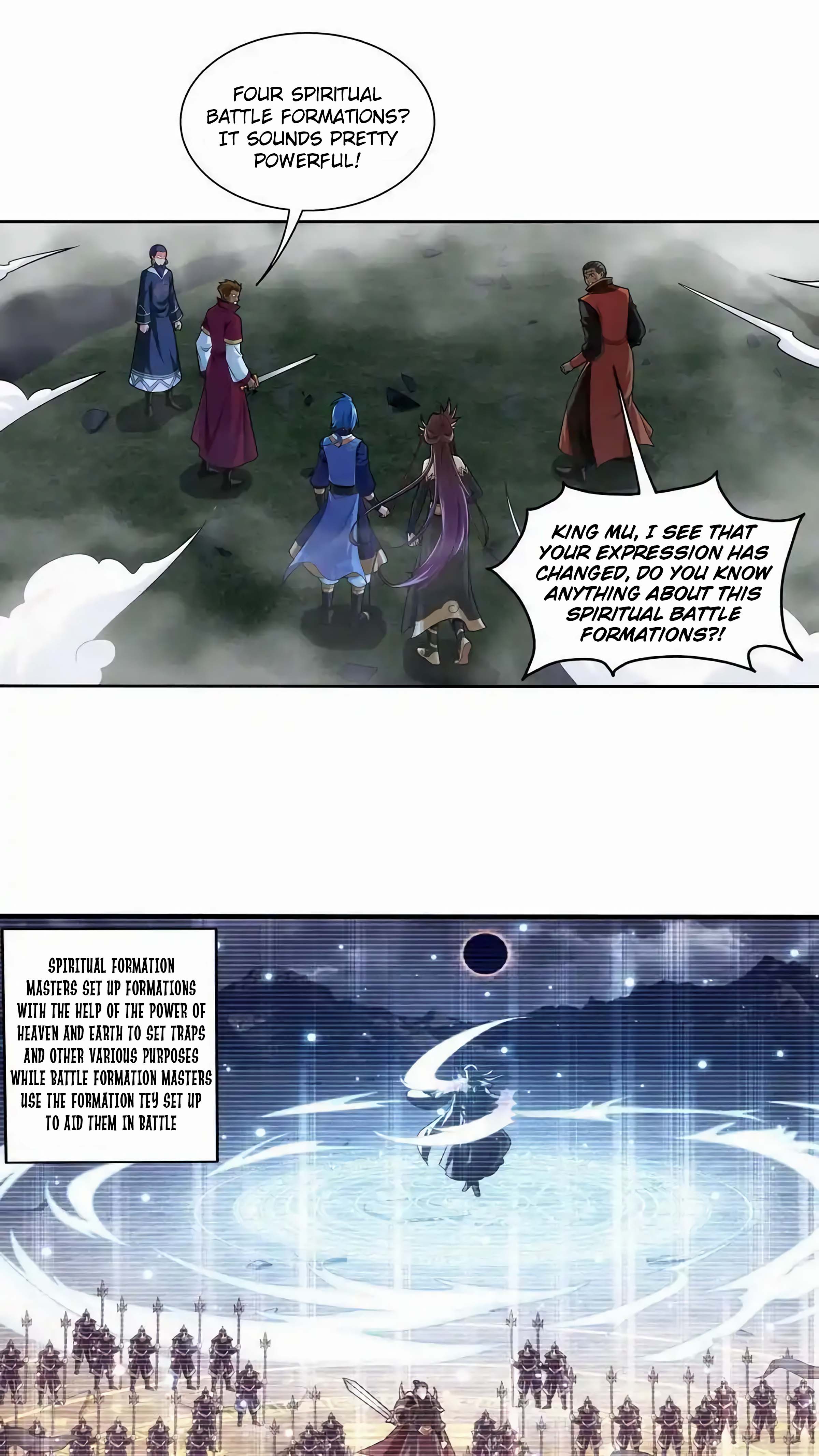 The 3 page of The Great Ruler comic chapter 482