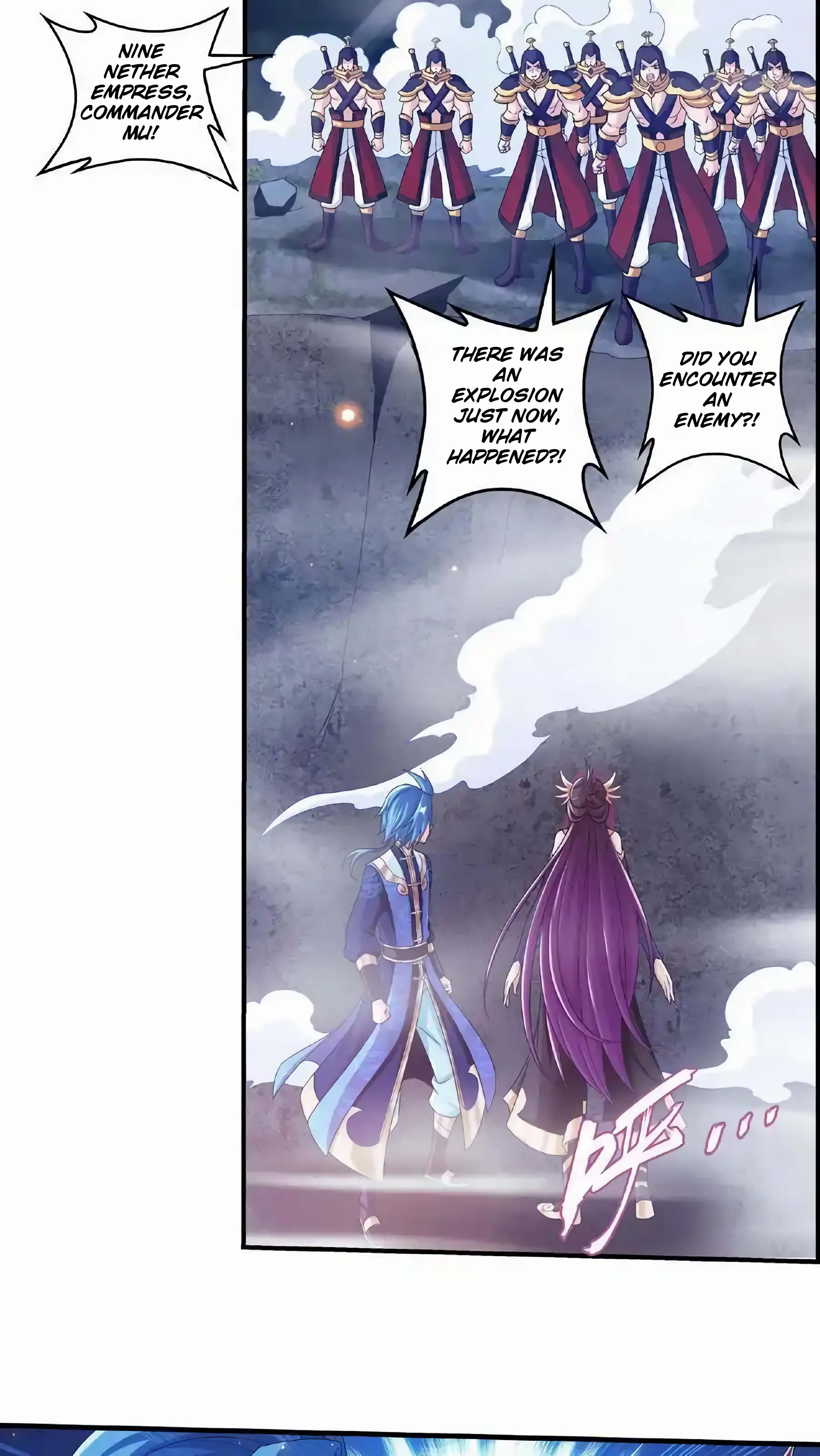 The 21 page of The Great Ruler comic chapter 466