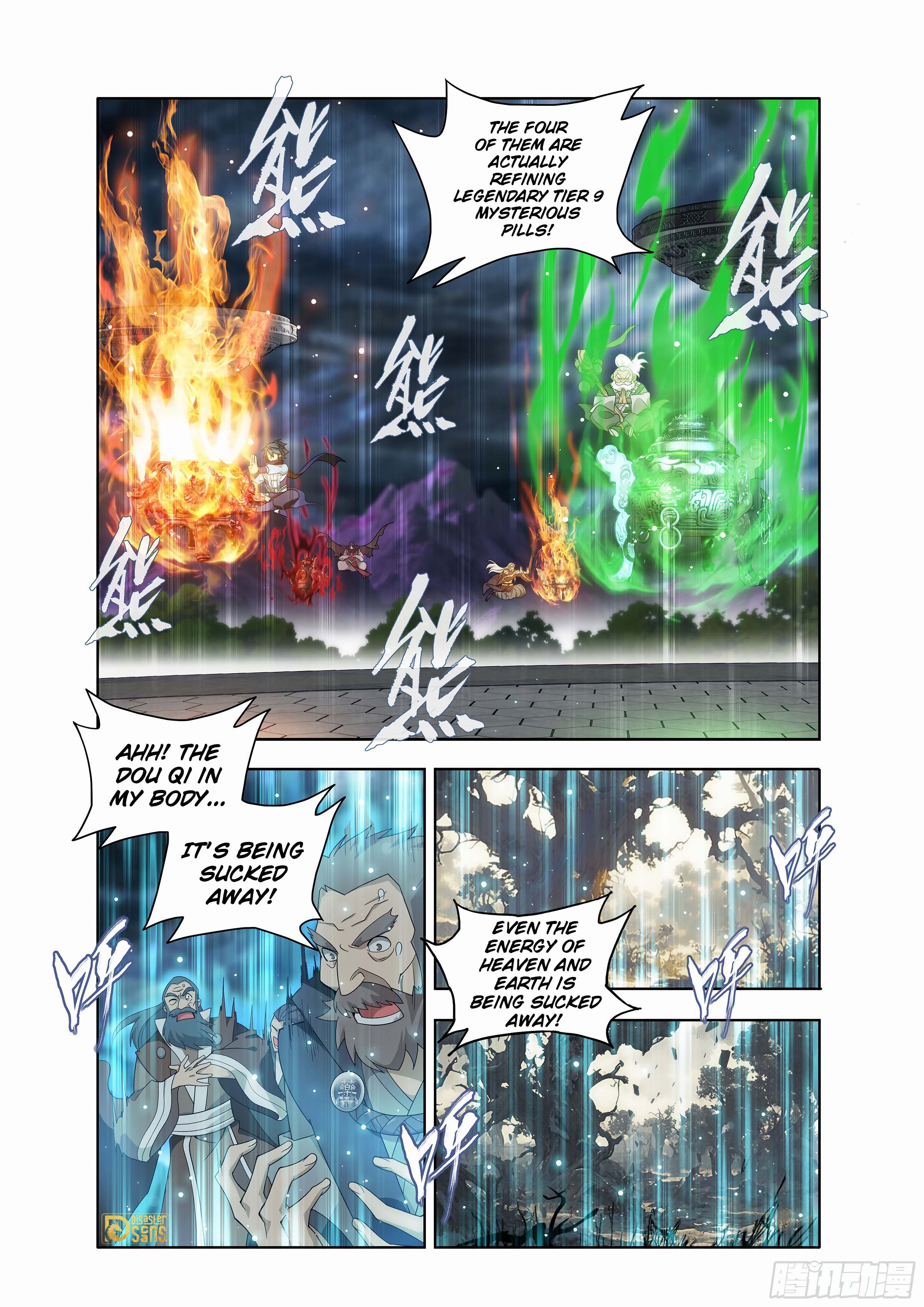 The 10 page of Battle Through The Heavens comic chapter 437