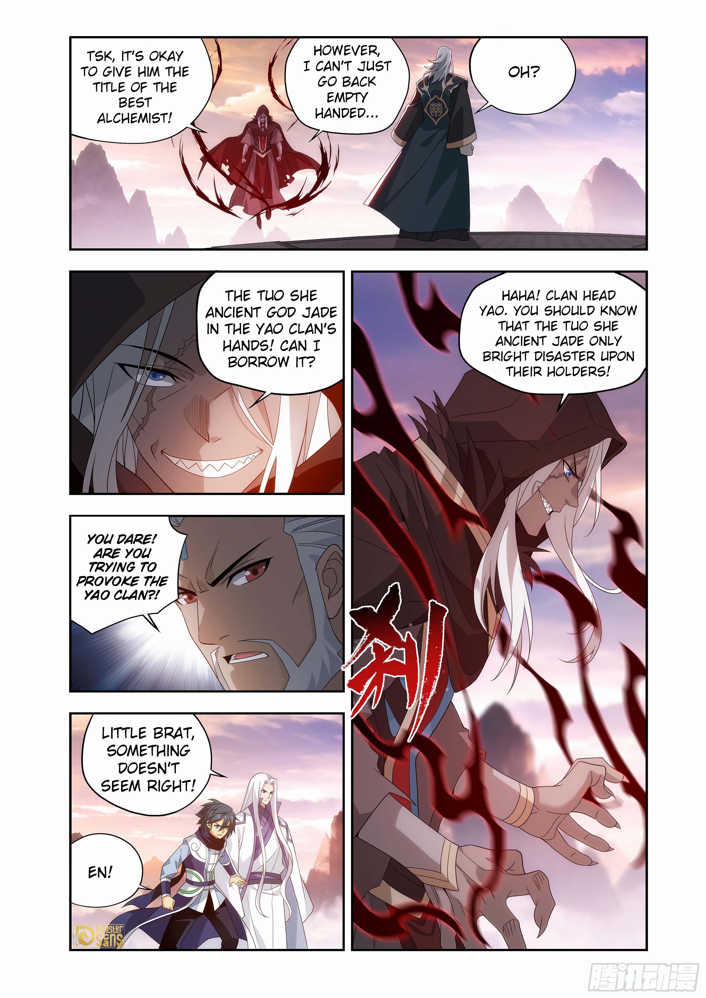 The 6 page of Battle Through The Heavens comic chapter 438