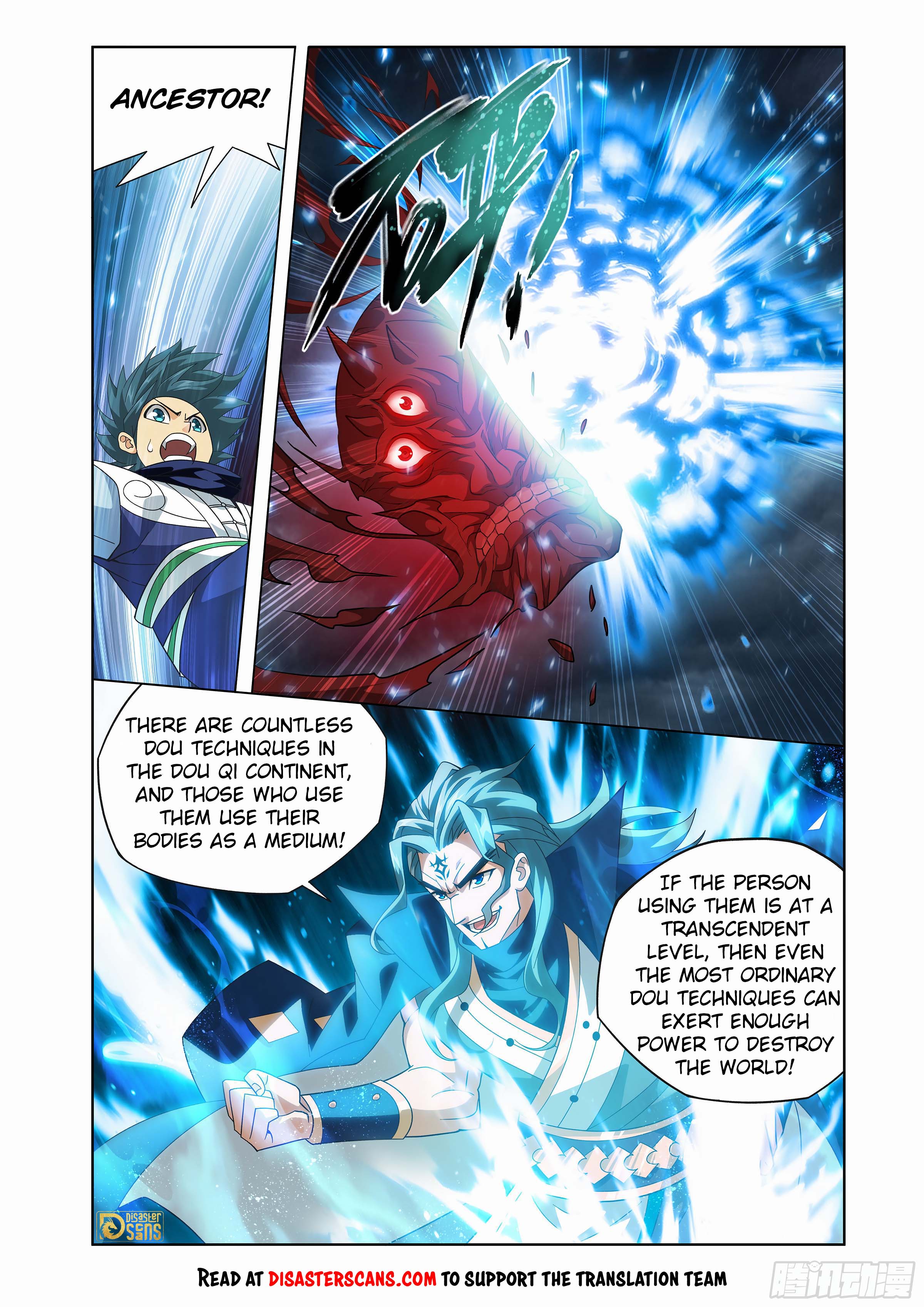 The 14 page of Battle Through The Heavens comic chapter 444