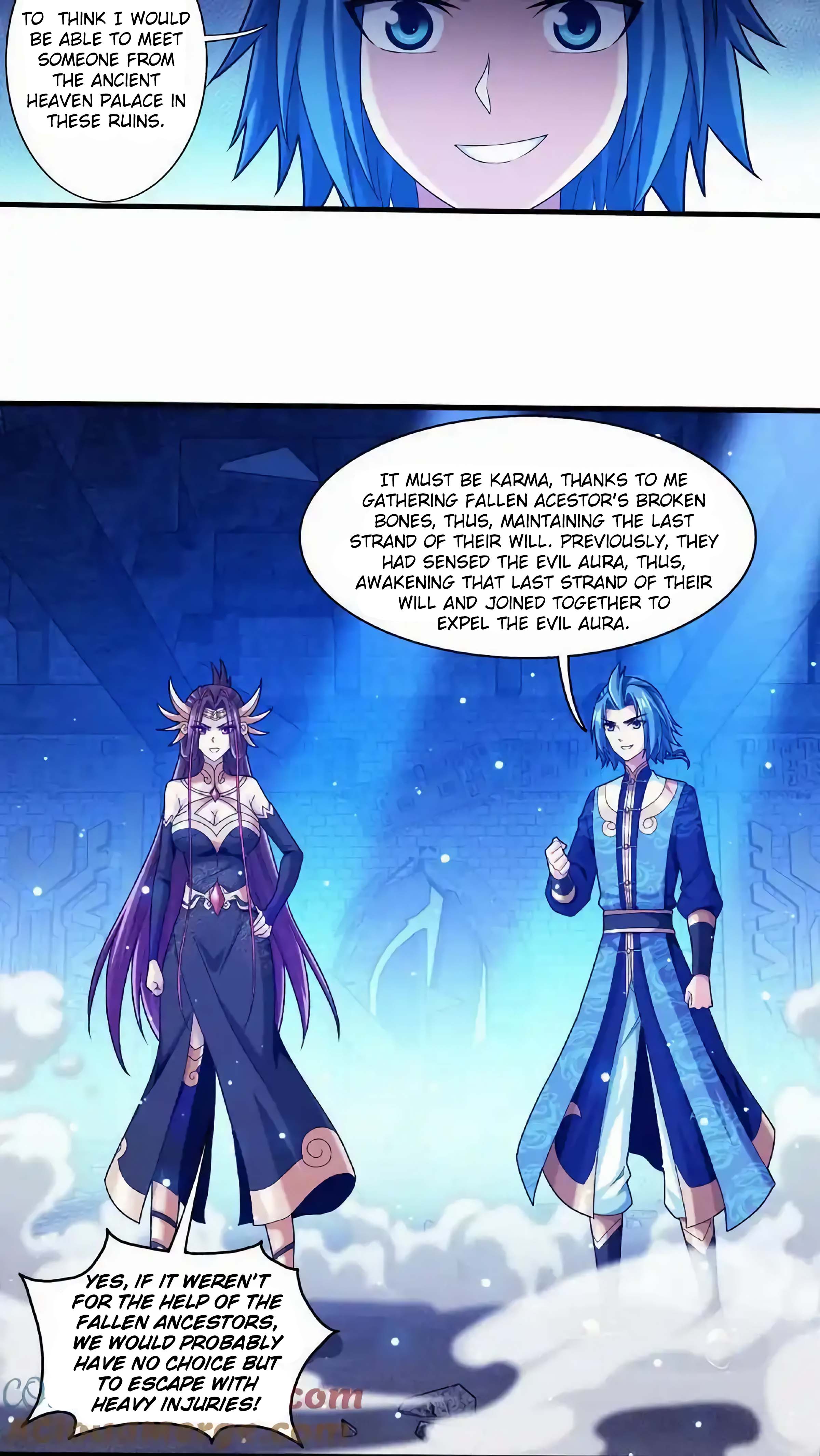 The 32 page of The Great Ruler comic chapter 469