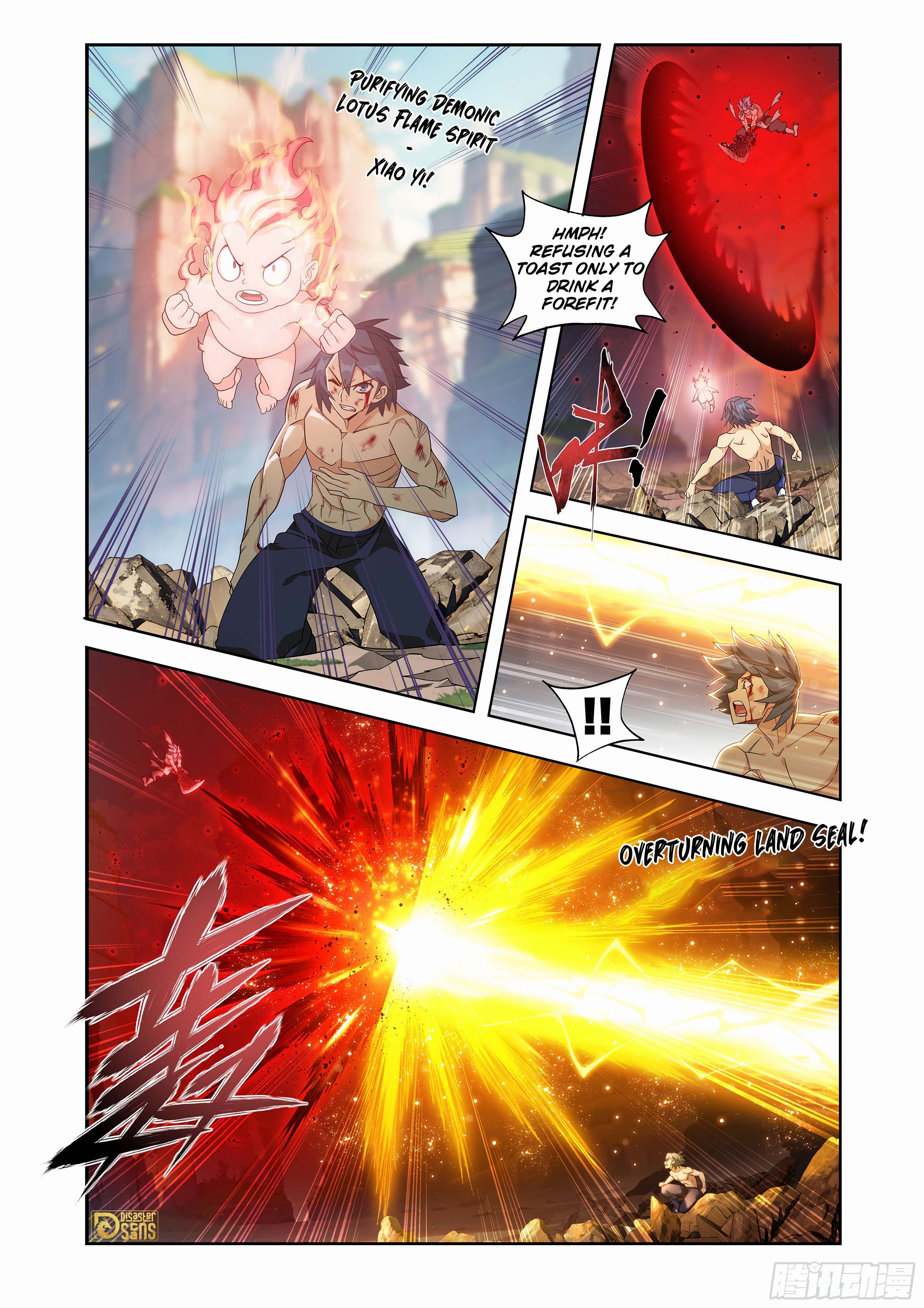 The 10 page of Battle Through The Heavens comic chapter 440