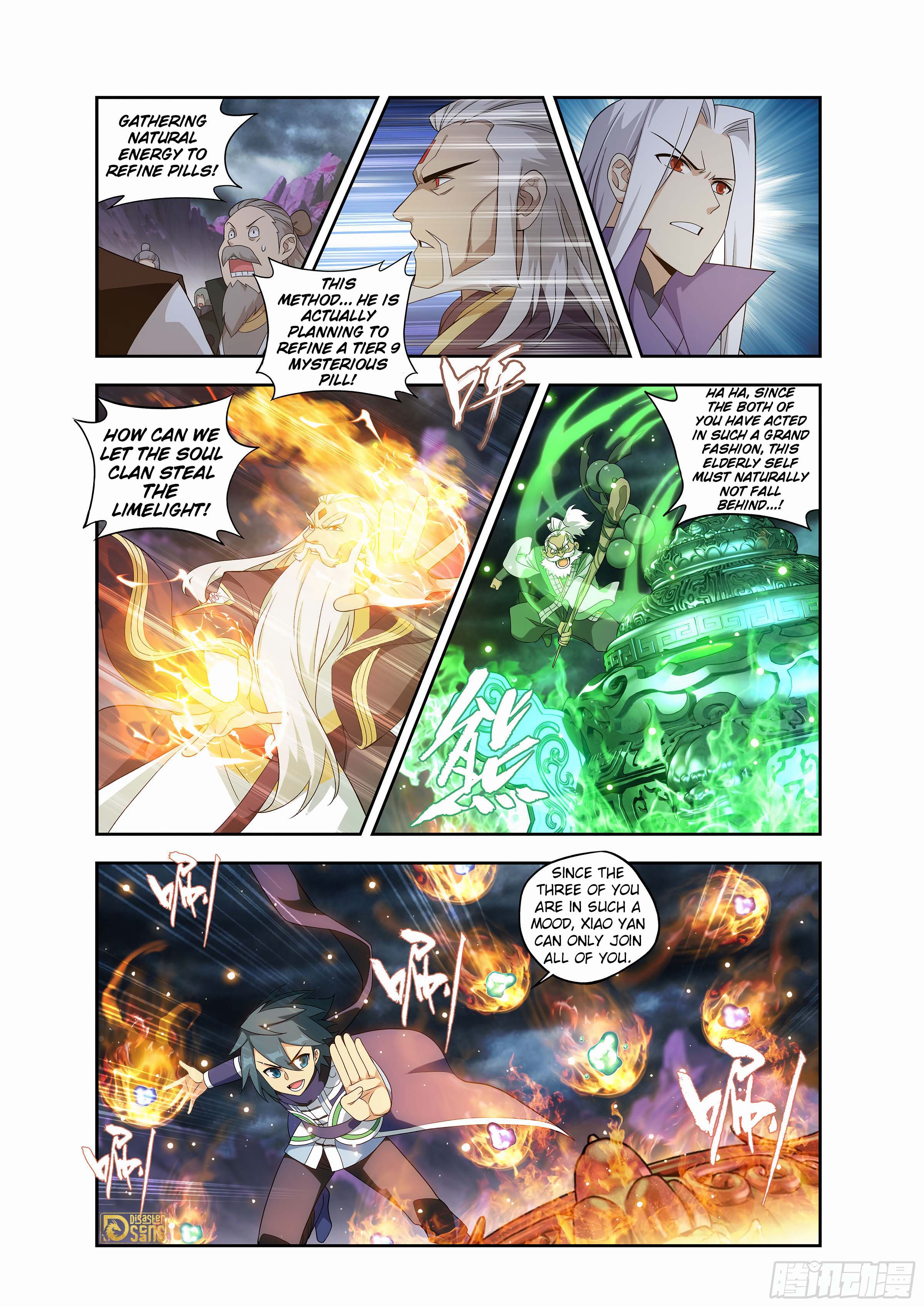 The 9 page of Battle Through The Heavens comic chapter 437