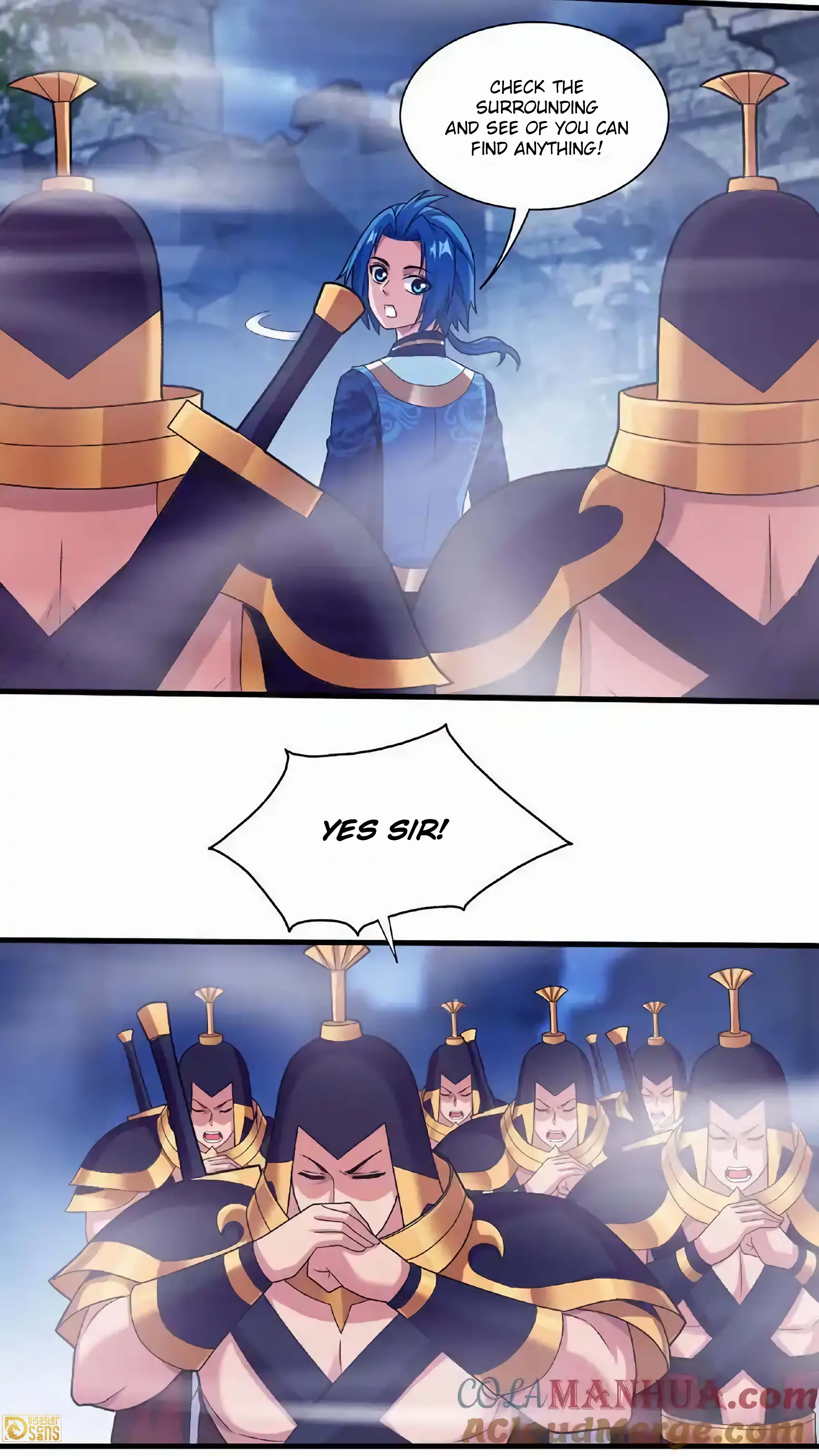 The 21 page of The Great Ruler comic chapter 464