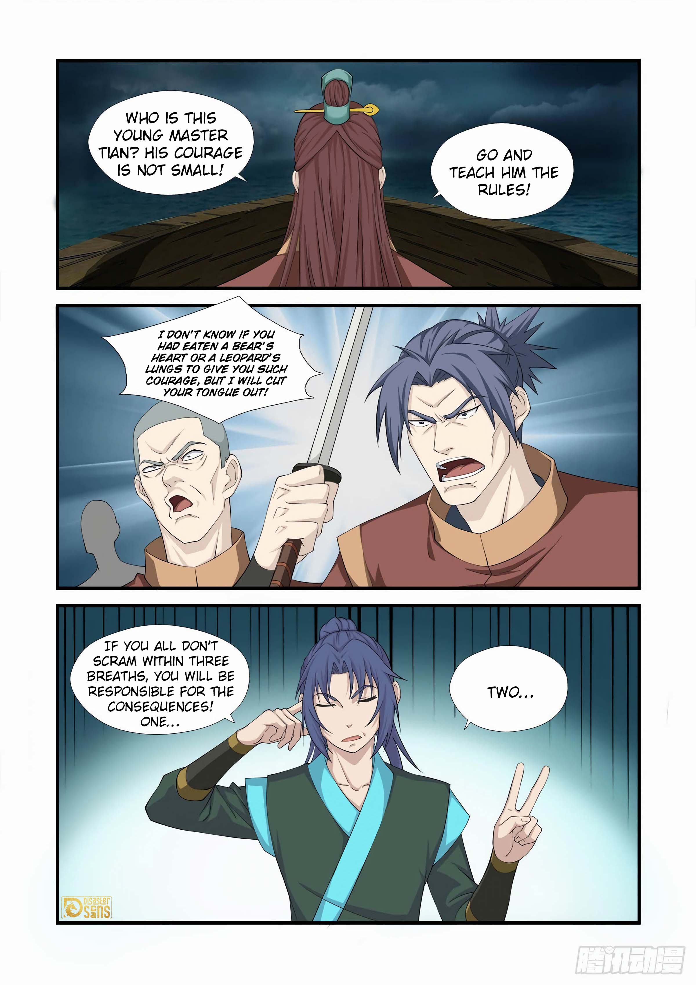 The 10 page of Heaven Defying Sword comic chapter 452