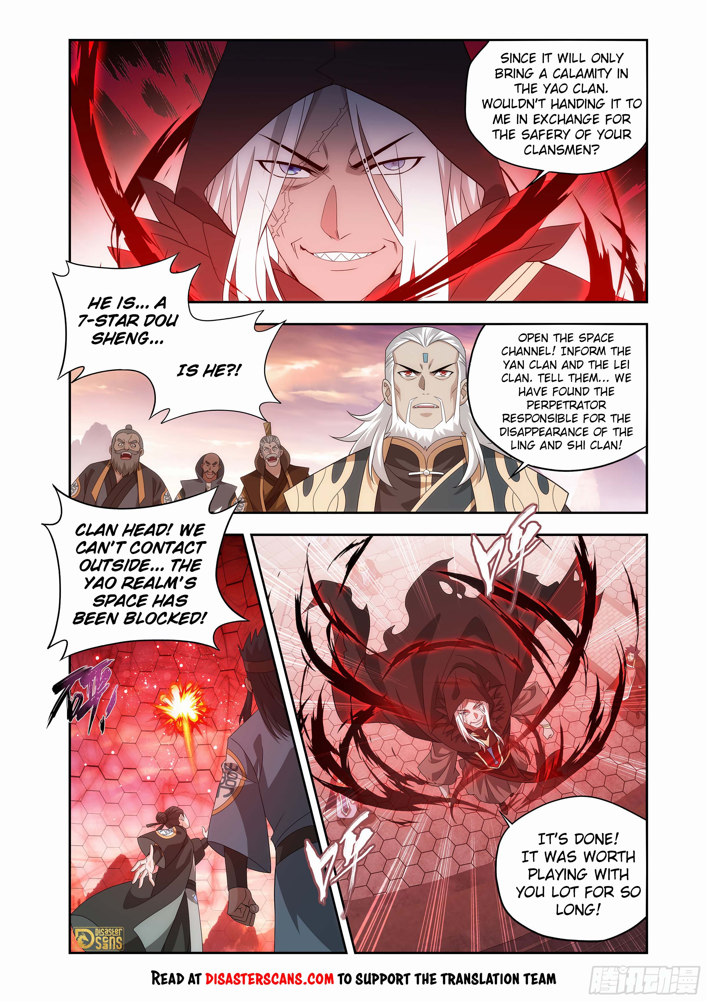 The 7 page of Battle Through The Heavens comic chapter 438