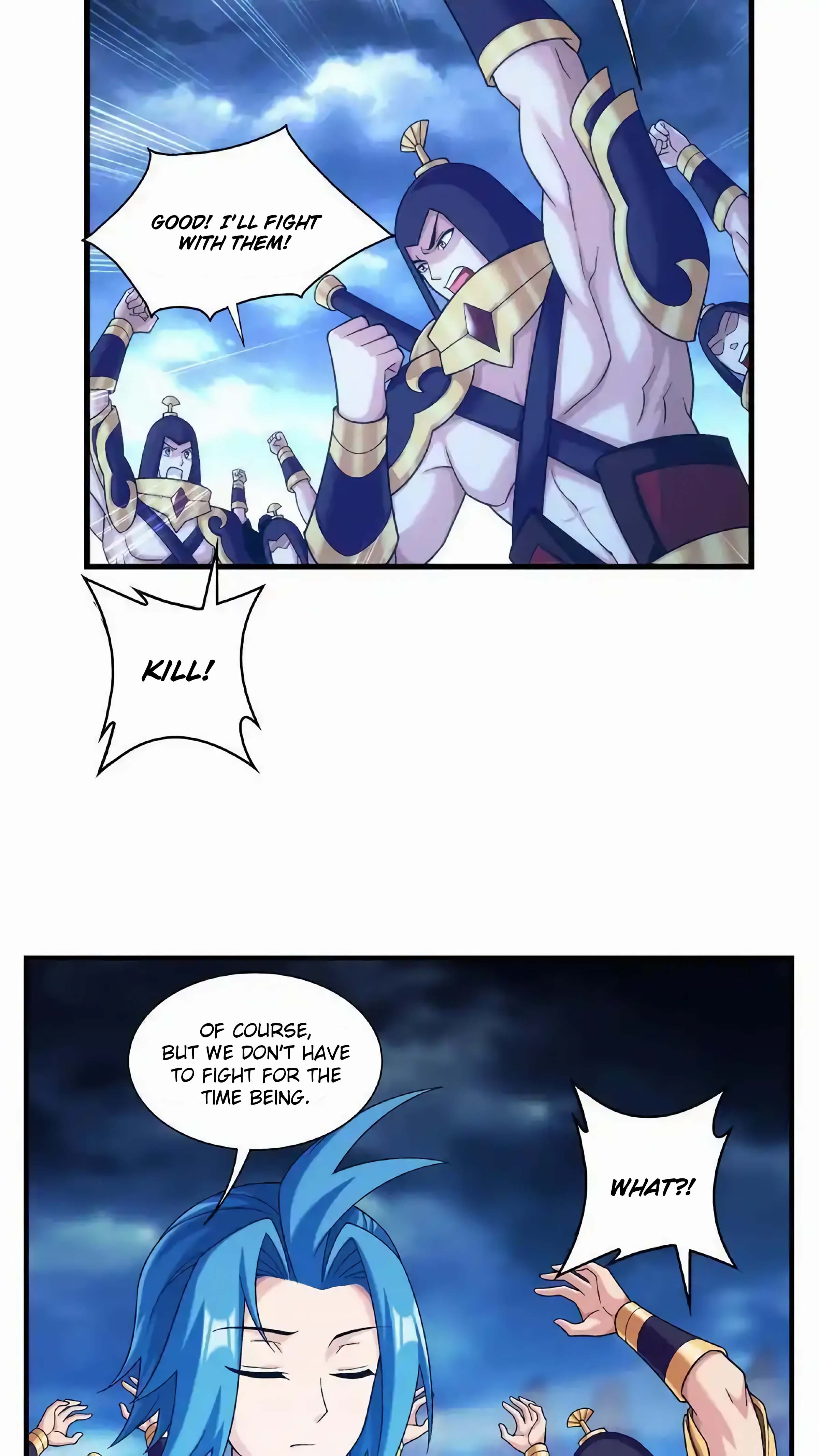 The 19 page of The Great Ruler comic chapter 476