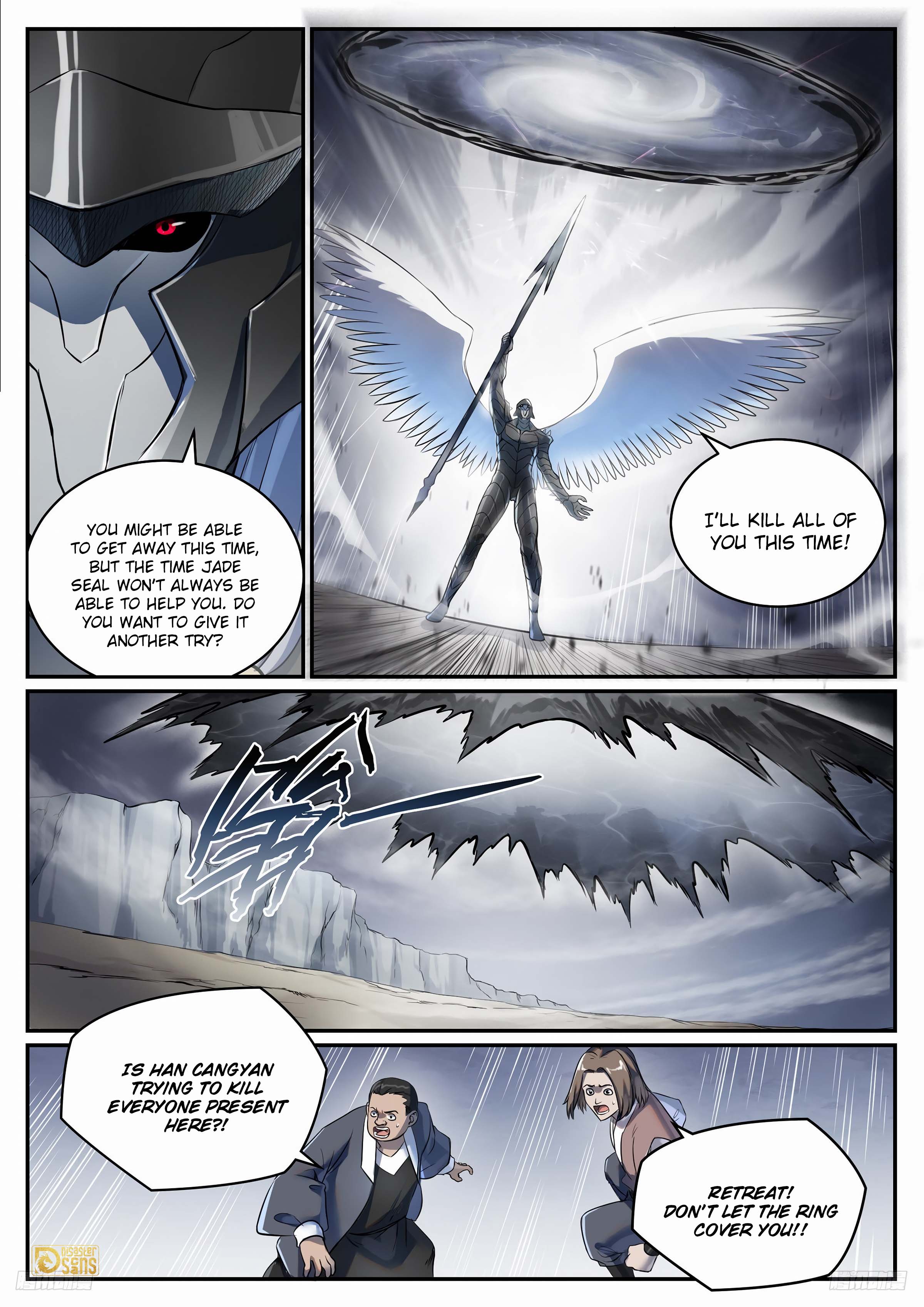 The 5 page of Apotheosis comic chapter 1100