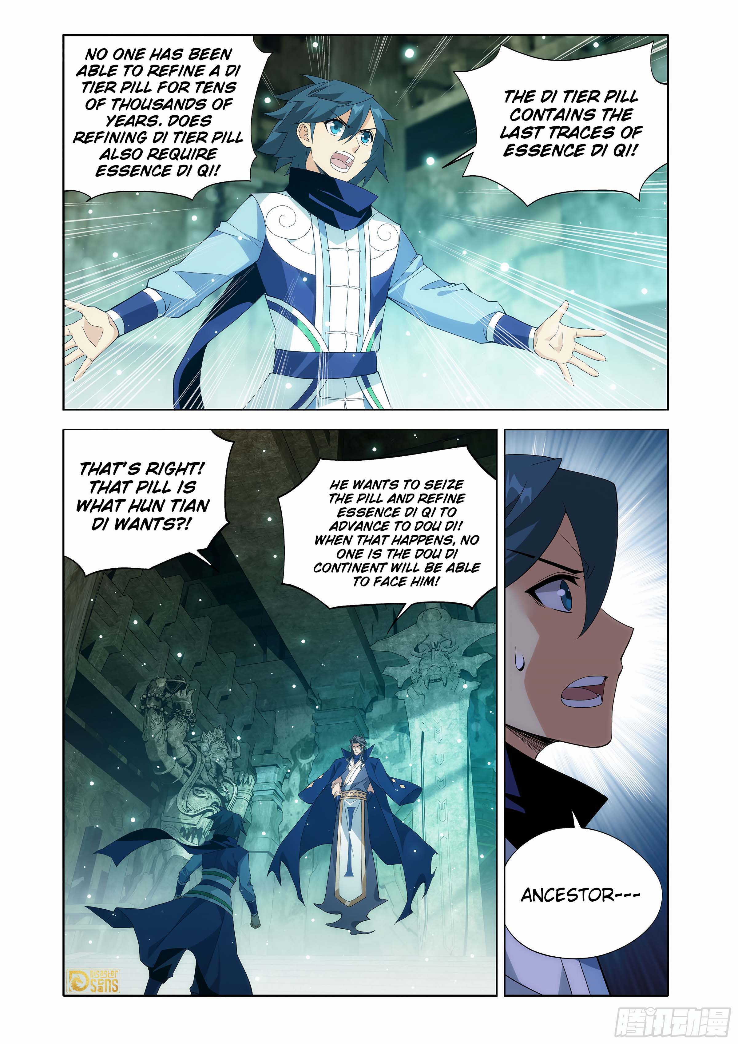 The 4 page of Battle Through The Heavens comic chapter 444