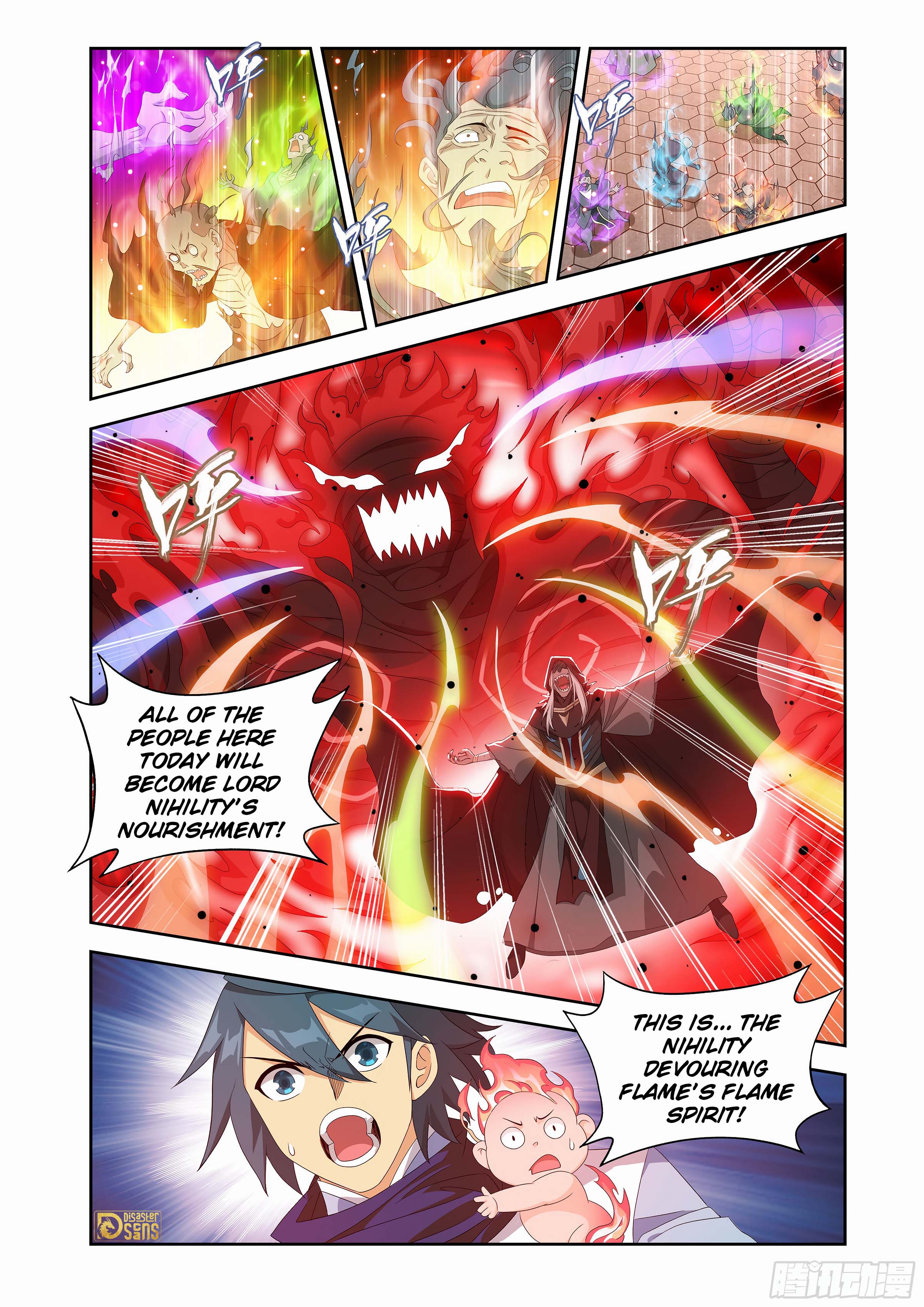 The 10 page of Battle Through The Heavens comic chapter 438