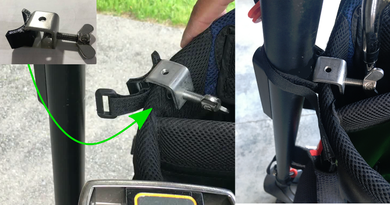 Secure the top of your bag easily