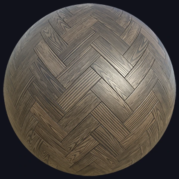 Herringbone Ebony Dark Ash Wood Tiles (Wood 0043)