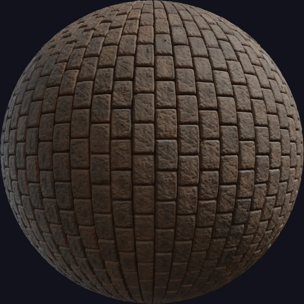 Brick Floor 003 - PBR texture - from Poly Haven