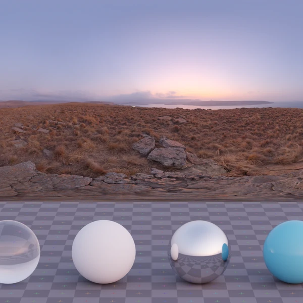 Qwantani Dusk 2 - HDRI map - from Poly Haven