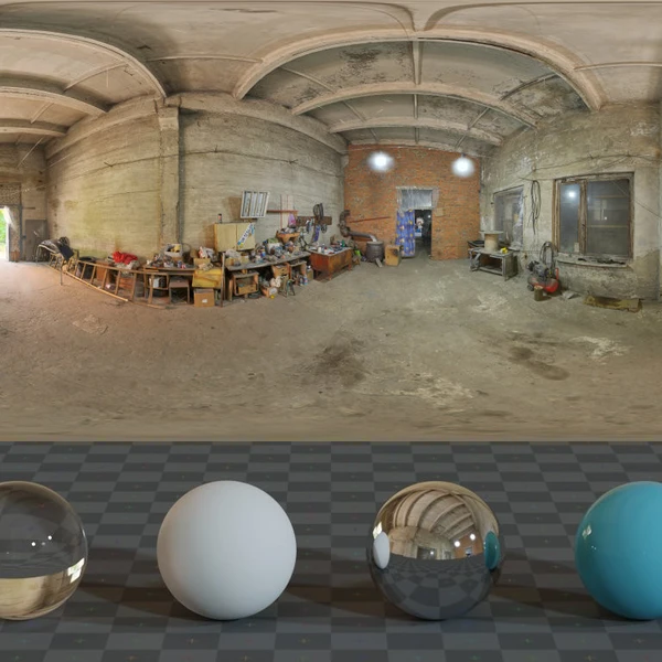Auto Service - HDRI map - from Poly Haven
