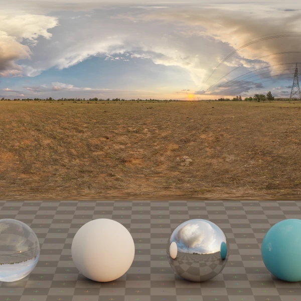 Bambanani Sunset - HDRI map - from Poly Haven