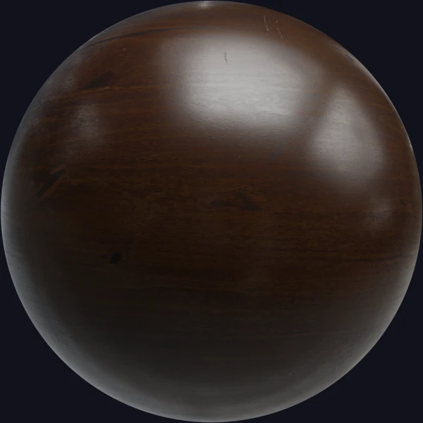 Lacquered Cherry Wood - PBR texture - from Poly Haven