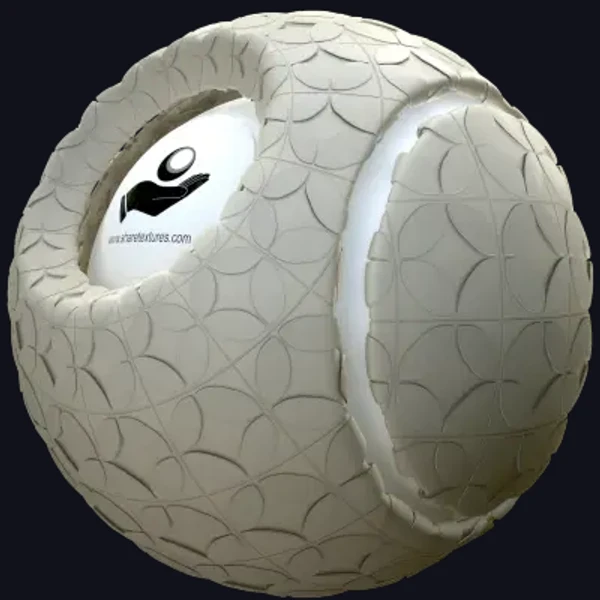 Decorative Wall 3 - PBR texture - from Share Textures