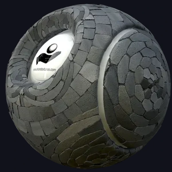Pavement 17 - Road - PBR texture - from Share Textures