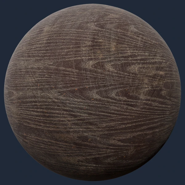 Dark Oak Wood – Free Wood PBR Texture