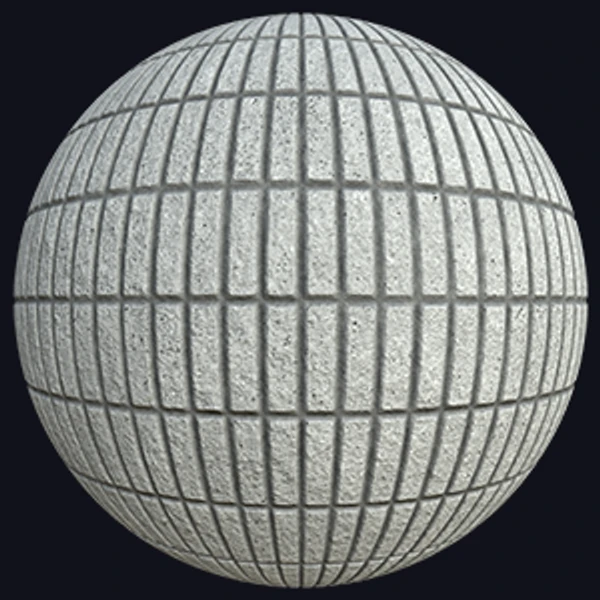 Split Rib Concrete Blocks (Tiles 0028)