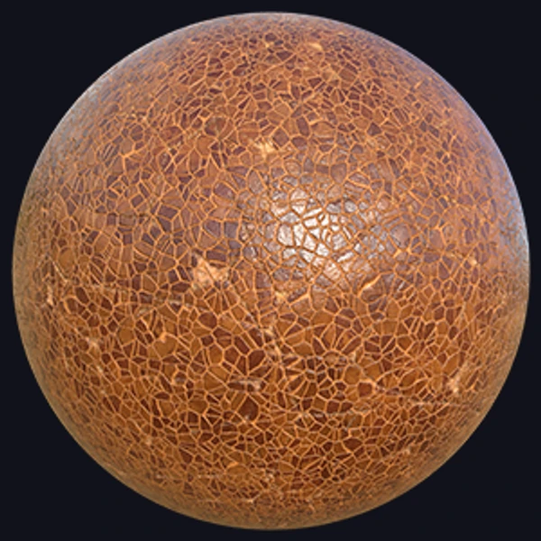 Typical Orange or Brown Leather Texture with Impressions (Fabric 0011)