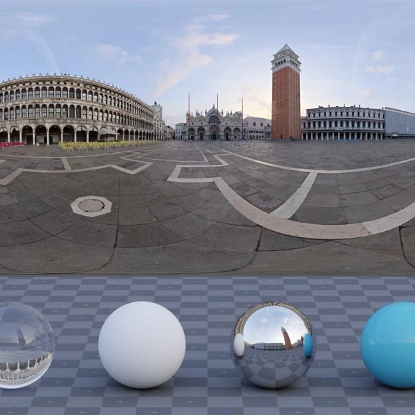 Piazza San Marco - HDRI map - from Poly Haven