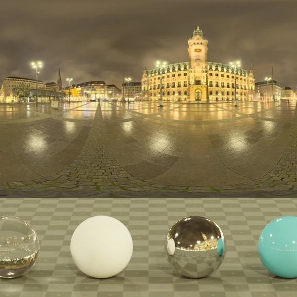 Rathaus - HDRI map - from Poly Haven