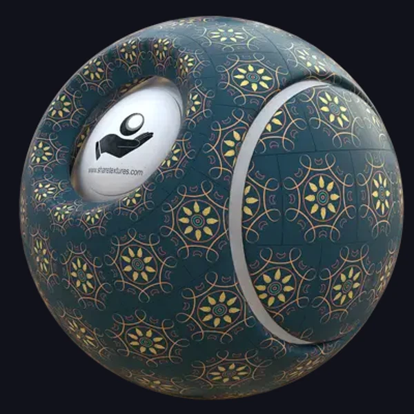 Ceramic 13 - Floor - PBR texture - from Share Textures
