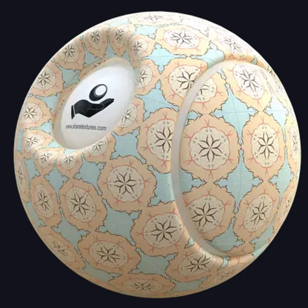 Ceramic 34 - Floor - PBR texture - from Share Textures