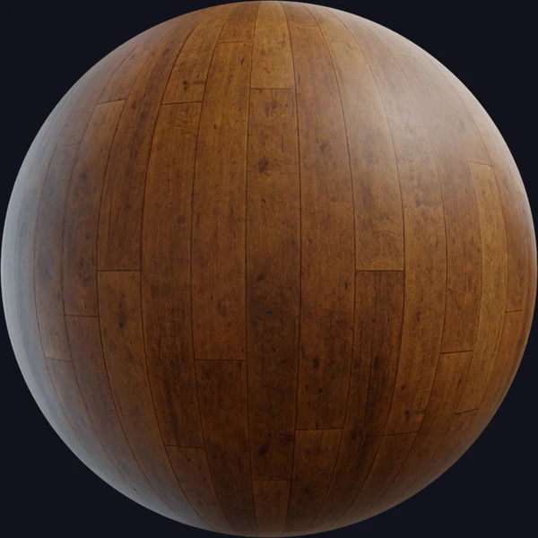 Old Wooden Floor 03 - PBR texture - from Poly Haven