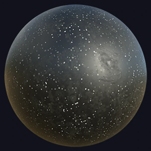 Black Floor with White Dots and Dirt (Ground 0023)