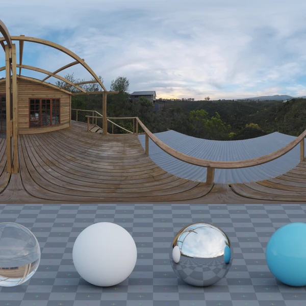 Treetop Balcony - HDRI map - from Poly Haven