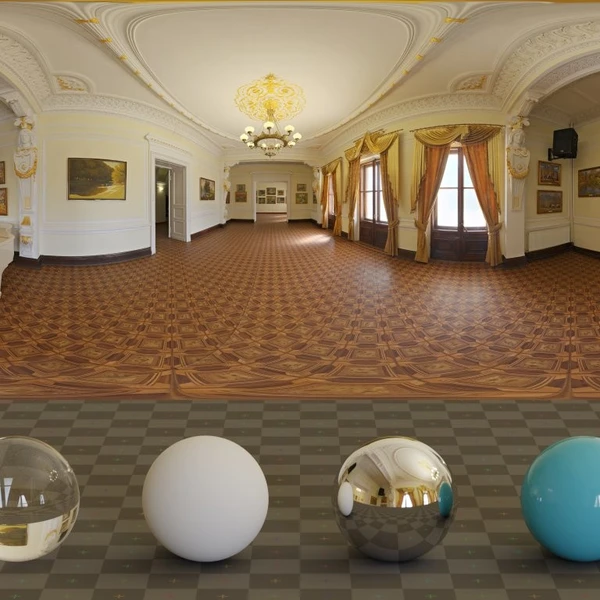 Ballroom - HDRI map - from Poly Haven